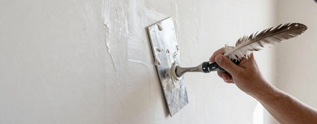 apply plaster to interior wall