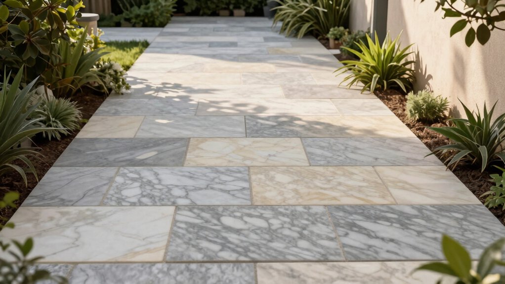 elegant veined polished surface