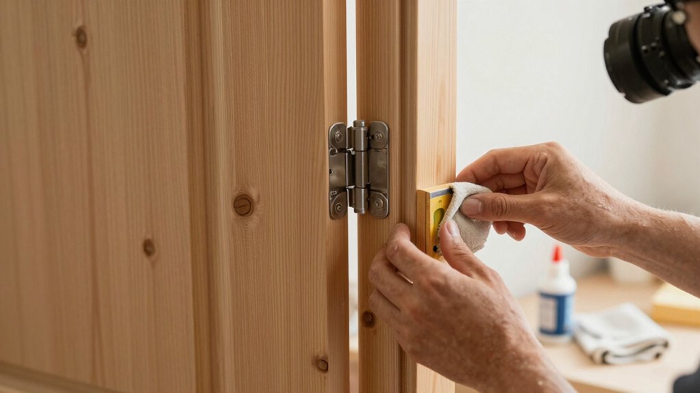 finish door edges smoothly