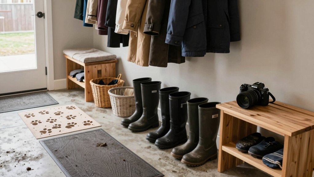 practical organized entryway design