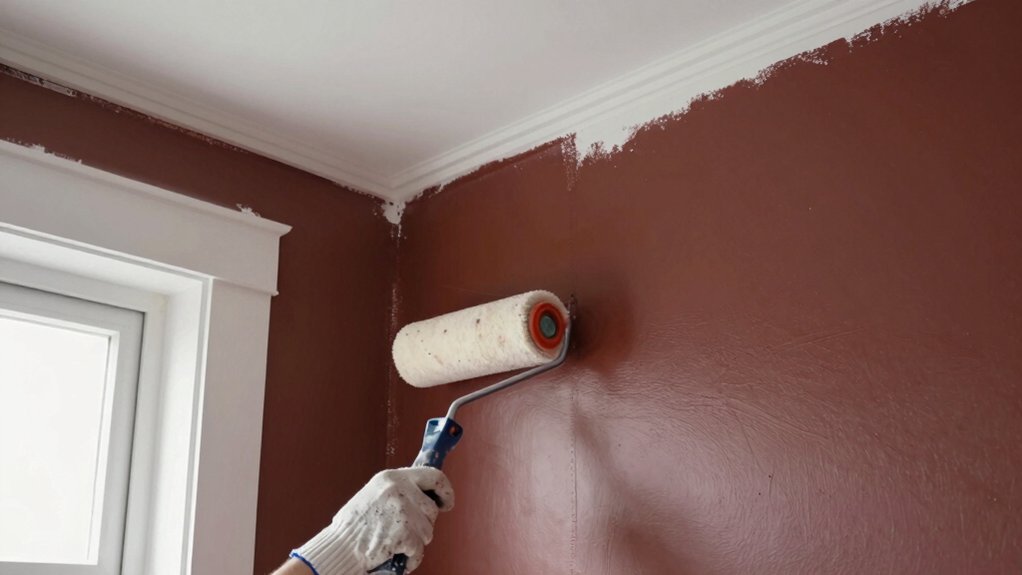 precise clean painting technique