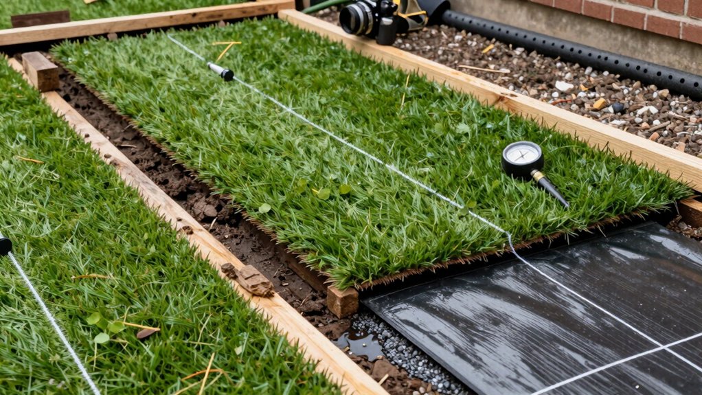 proper ground drainage installation