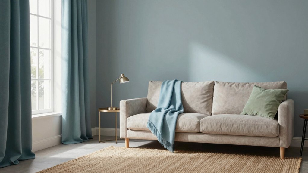subtle calming color palette
