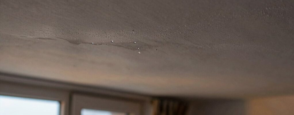 warm air meets cold surface