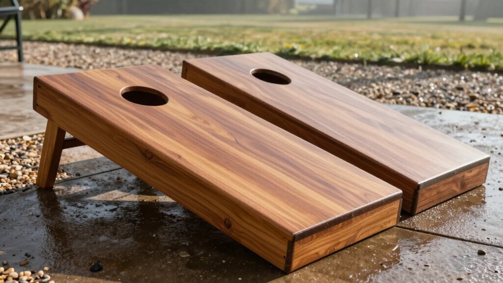 weatherproof outdoor cornhole boards