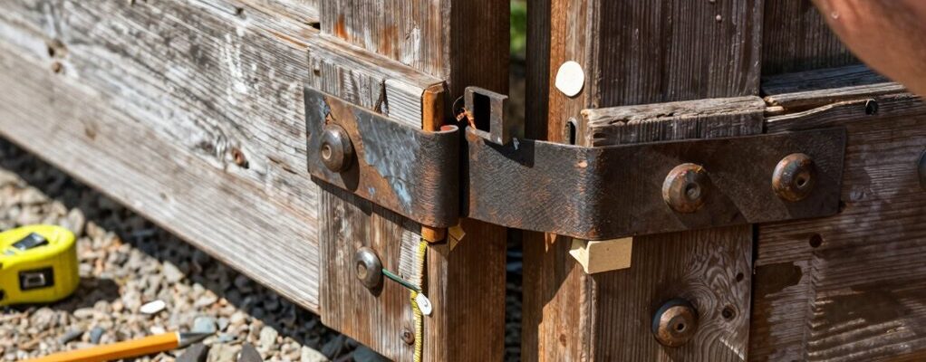 adjusting gate hinges properly