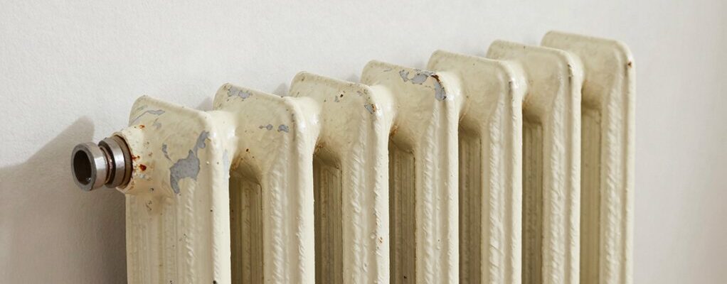 check radiator paint safety