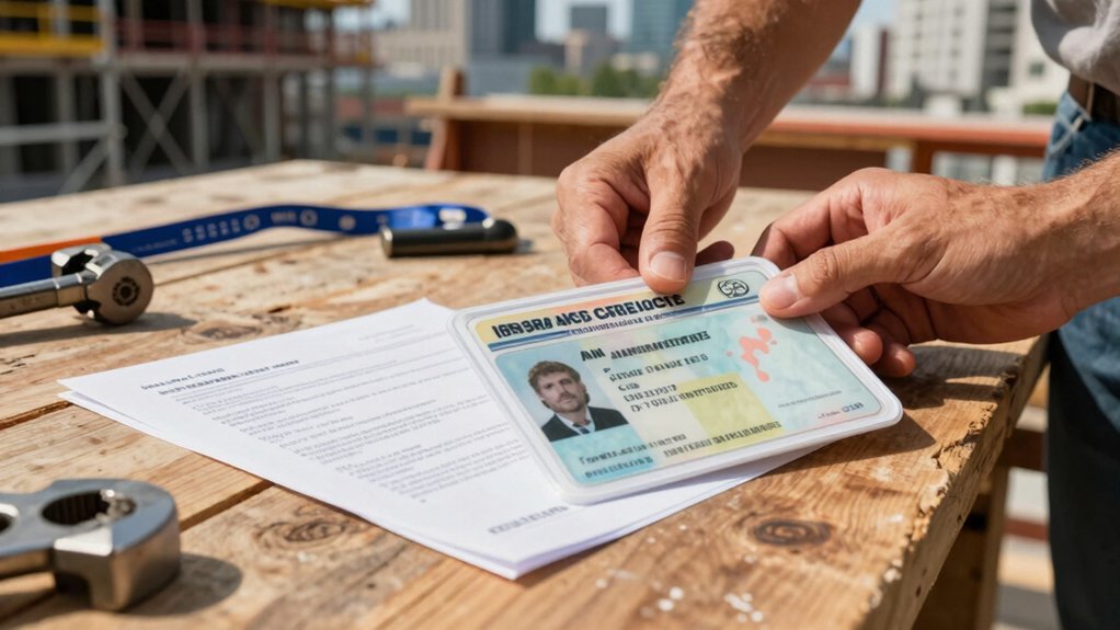 verify licenses and insurance