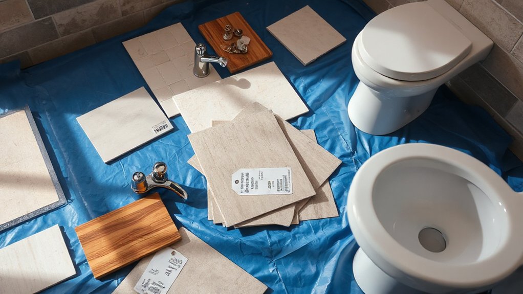 bathroom material price tiers