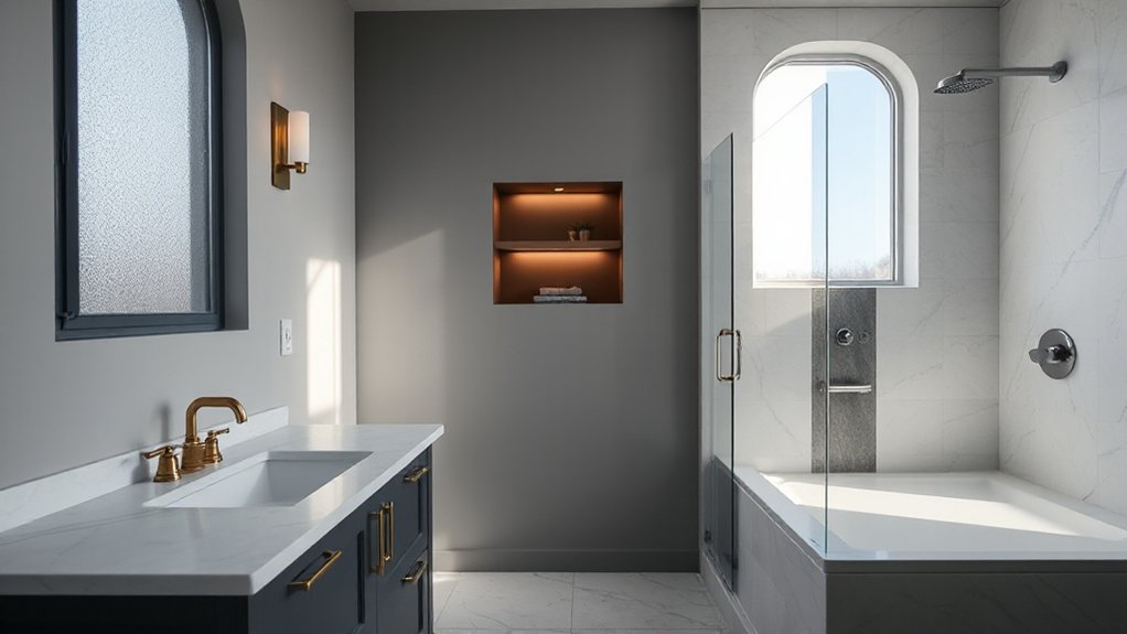 compact soundproof bathroom design