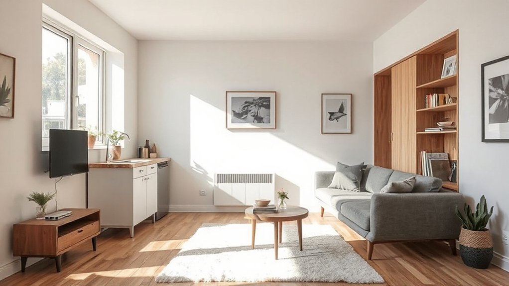 create functional visual zones