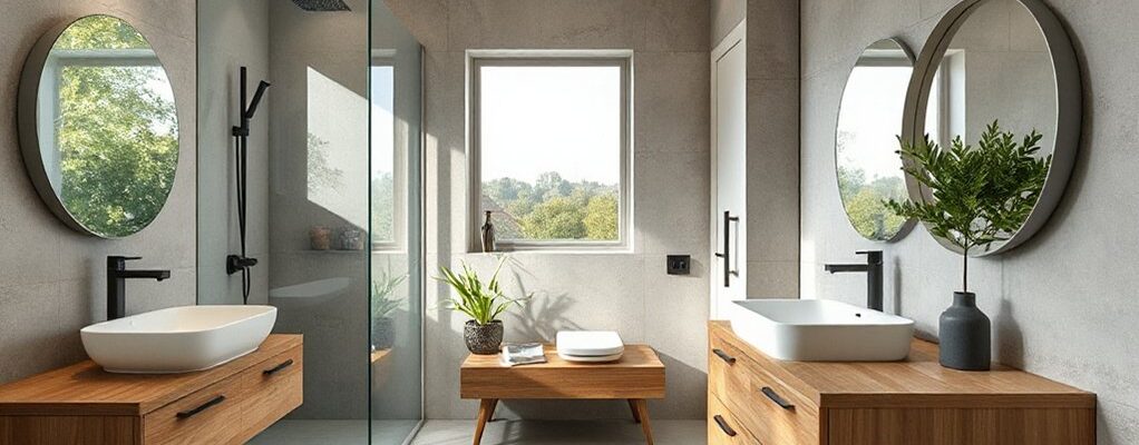 elegant semi detached bathrooms