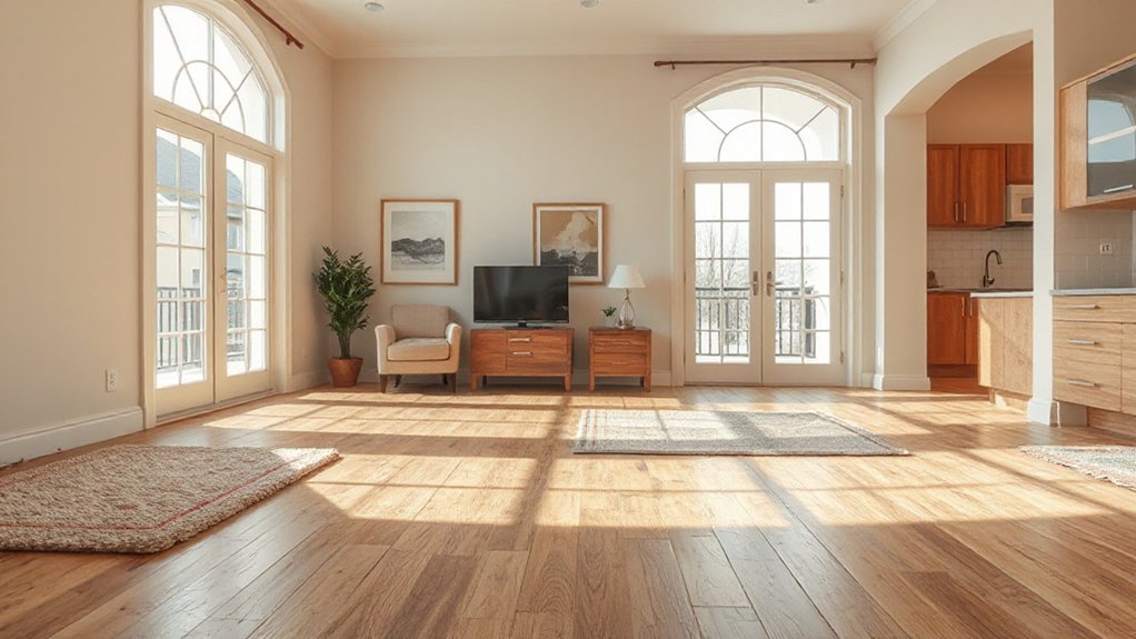 minimize impact sound transmission