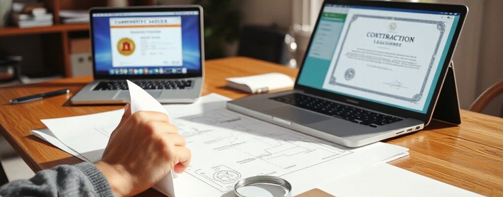 verify builder credentials first
