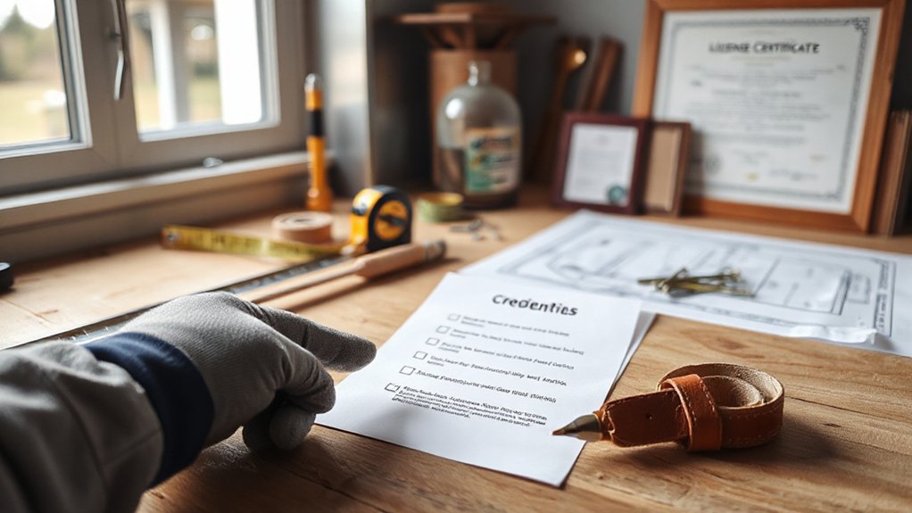 verify builder credentials thoroughly