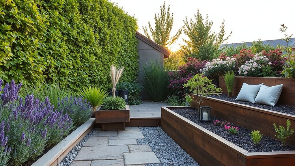 year round low maintenance planting