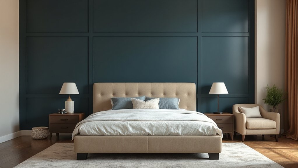 balance furniture with wall