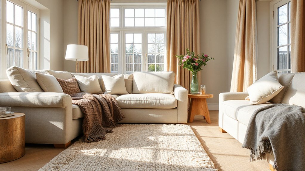 calm neutral textile palettes