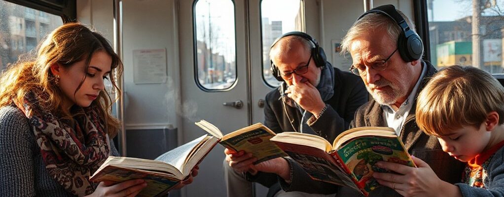 commuters prefer reading more