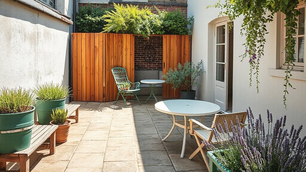 compact coastal patio design