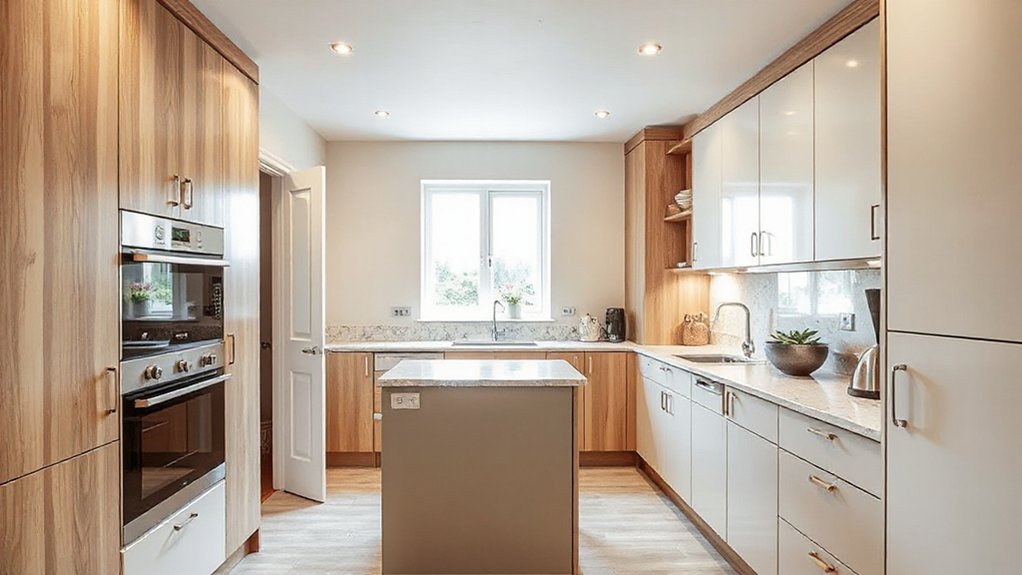 compact low ceiling kitchen solutions