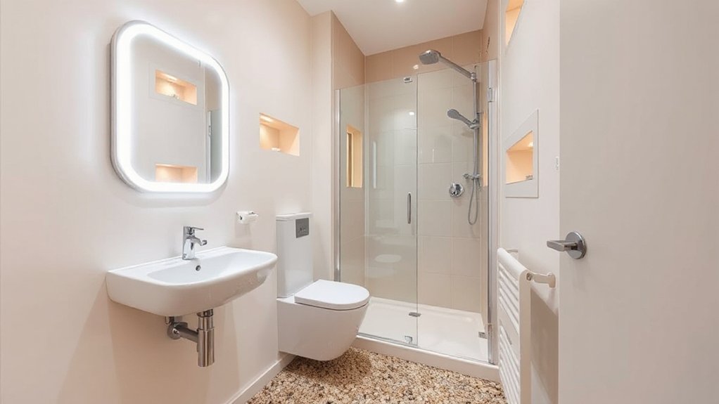 compact luxurious en suite design