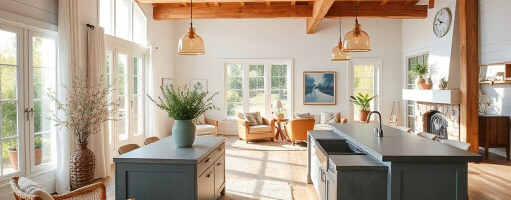 contemporary rustic farmhouse decor