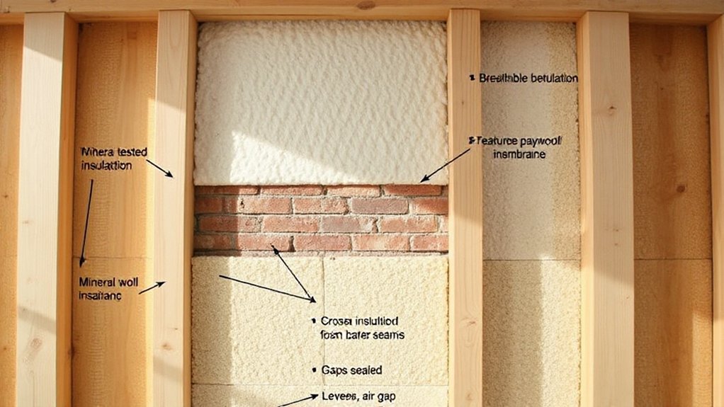 continuous insulated timber frame