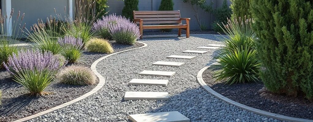 create easy care landscape