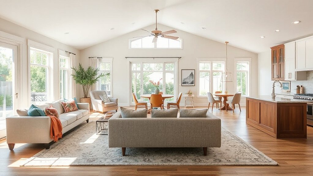 create functional open spaces