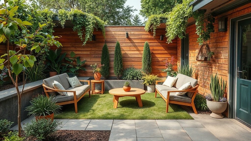 create relaxing garden space