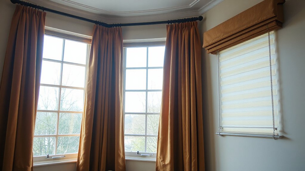 custom fit bay window treatments