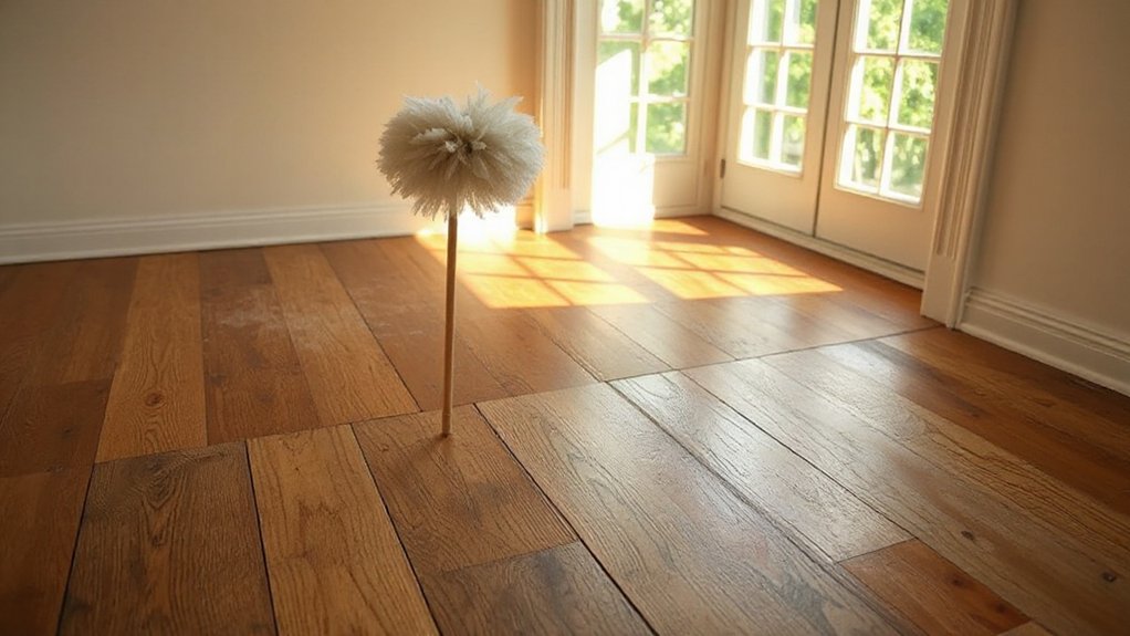 daily dusting preserves wood finish