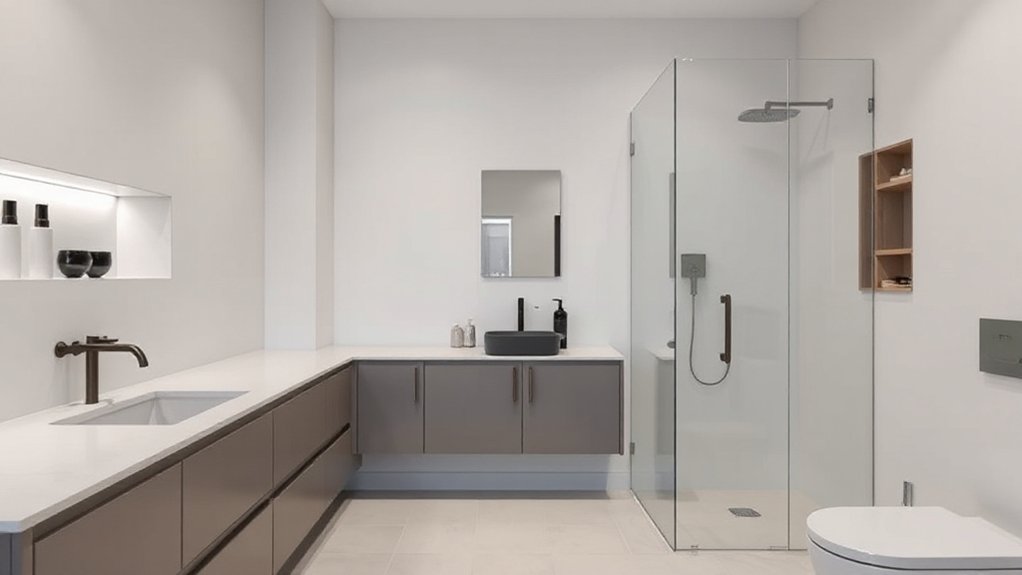discreet storage efficient layout