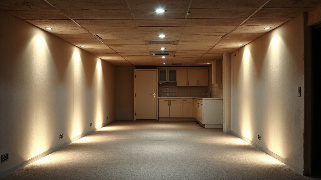 discreet uplighting enhances space
