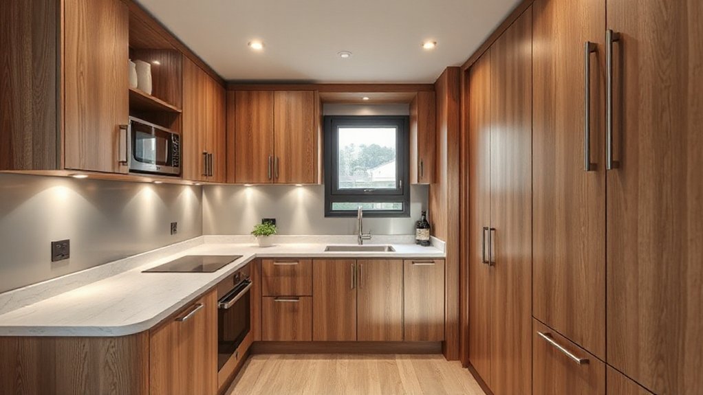 efficient corner kitchen designs