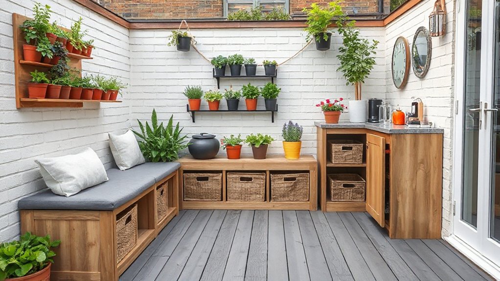 efficient organized garden storage