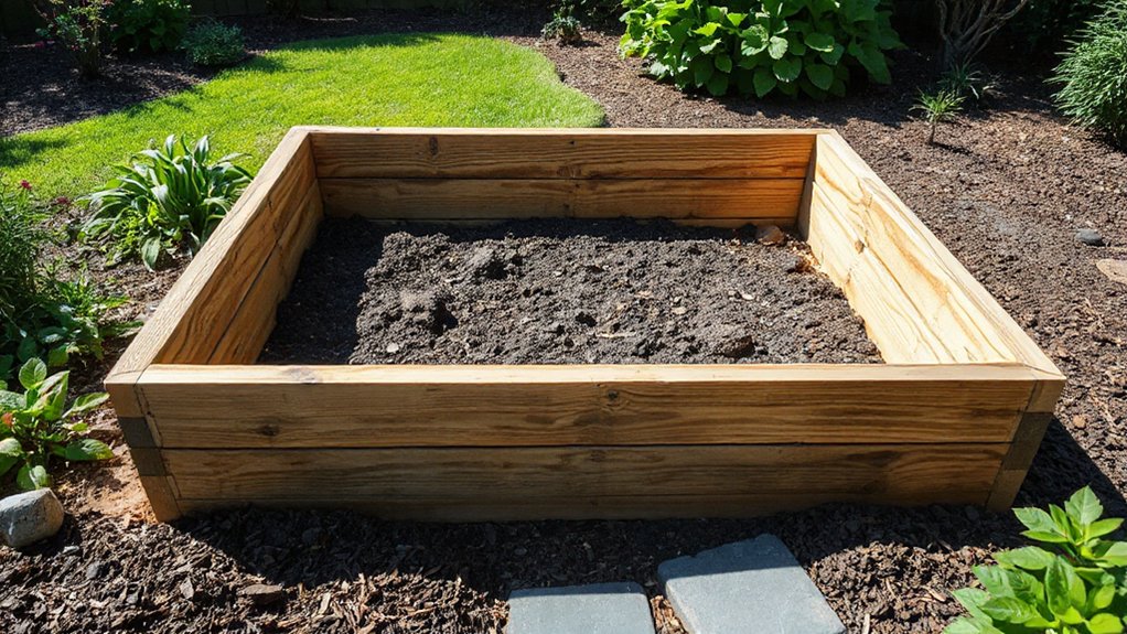elevated controlled tidy gardening