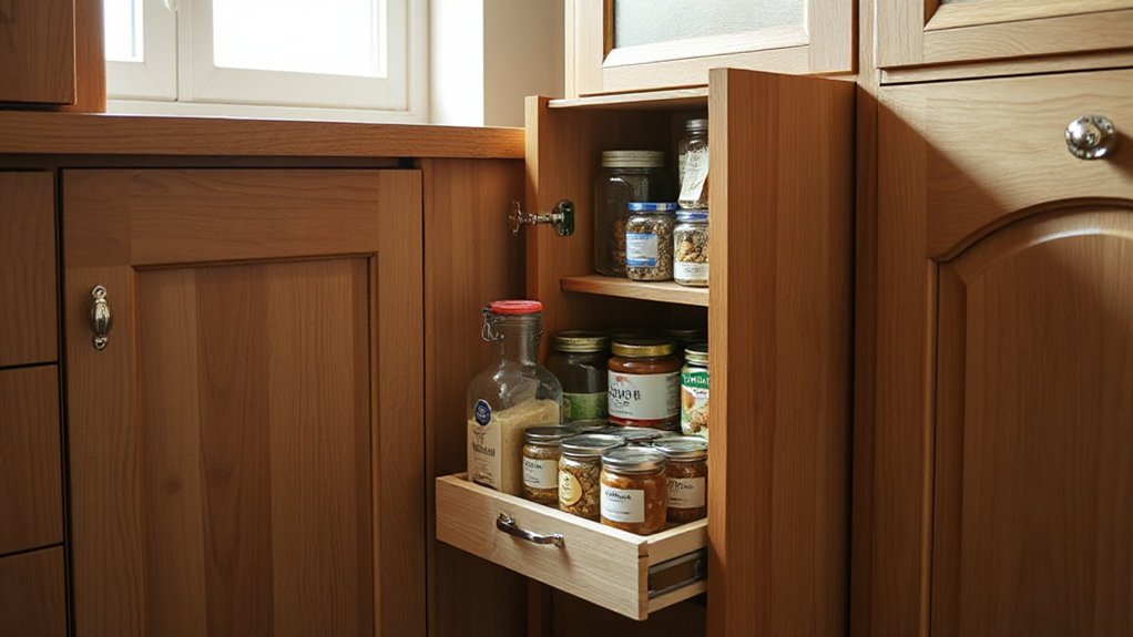 enhanced small cupboard accessibility
