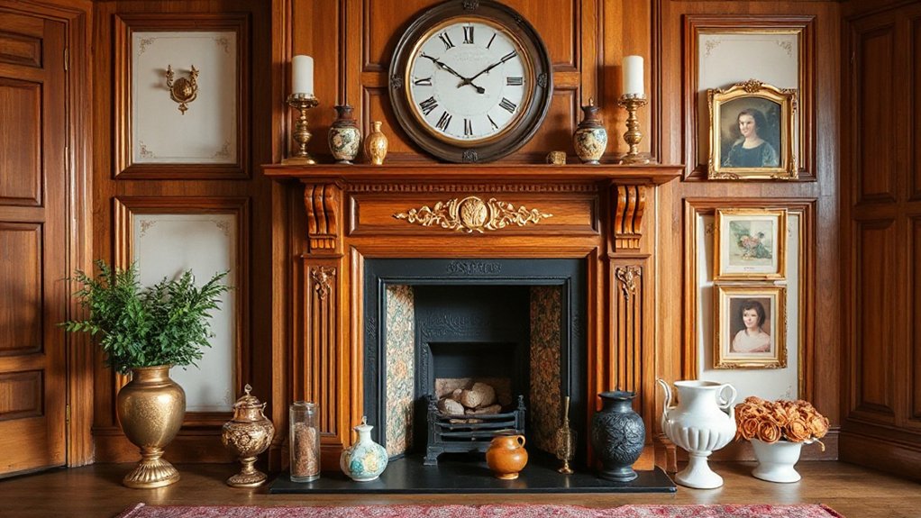 era specific mantel styling cues