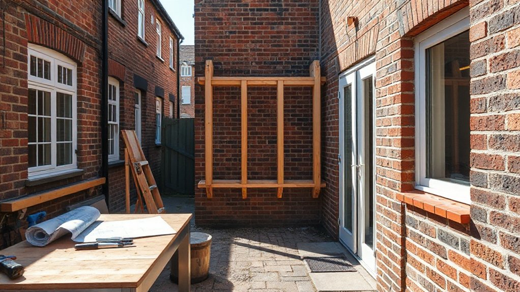 extended light filled terrace addition