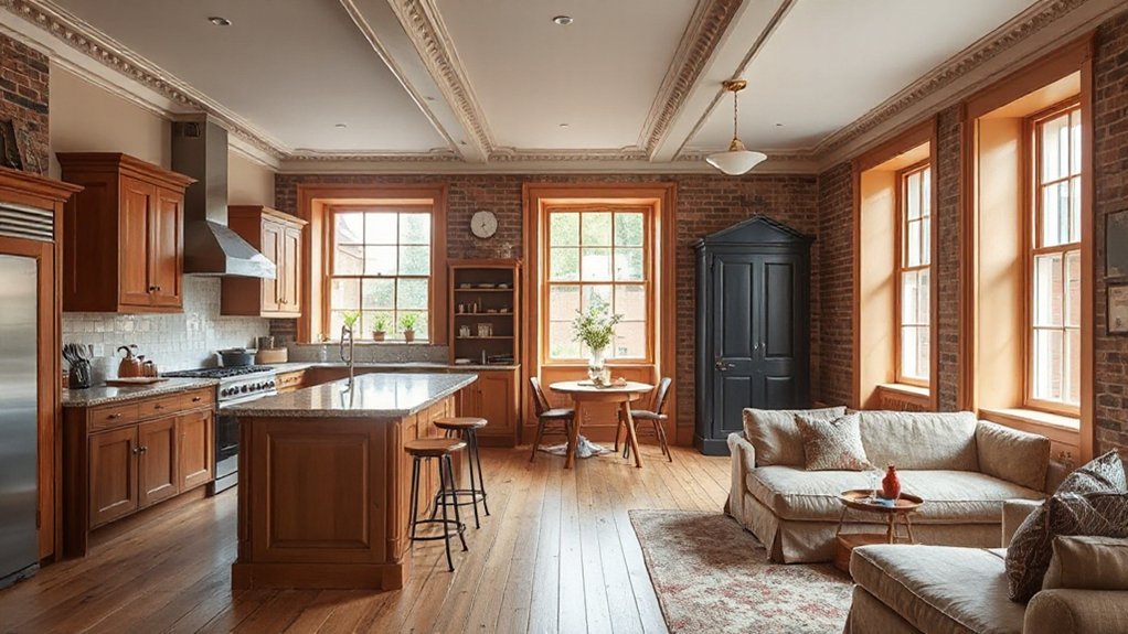 flexible connected victorian kitchens