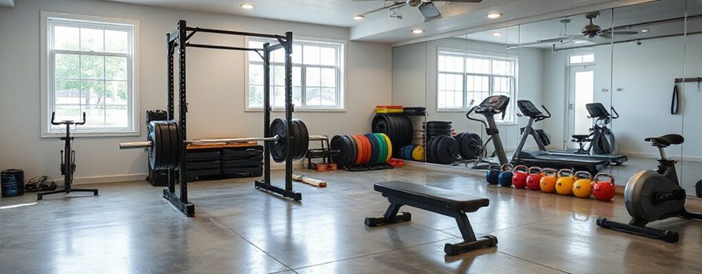 garage transformation for exercise