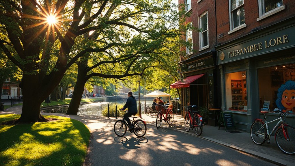 green walkable community spaces