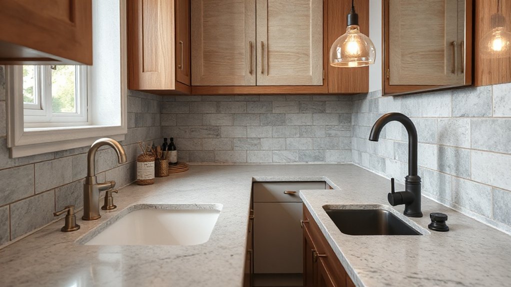 harmonious metal finish coordination