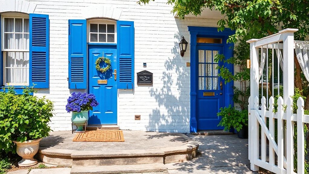 heritage blue and white