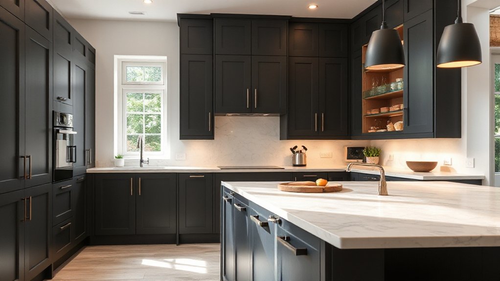 hidden efficient kitchen storage