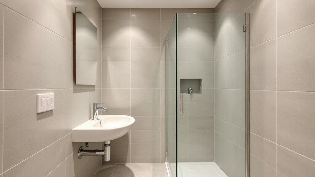 hidden pipes for sleek bathroom