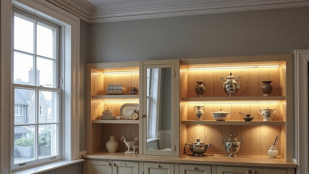 layered cool toned subtle lighting