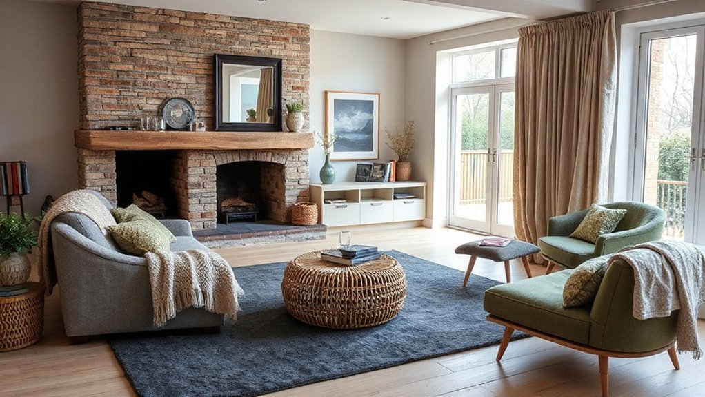 layered cozy textured decor